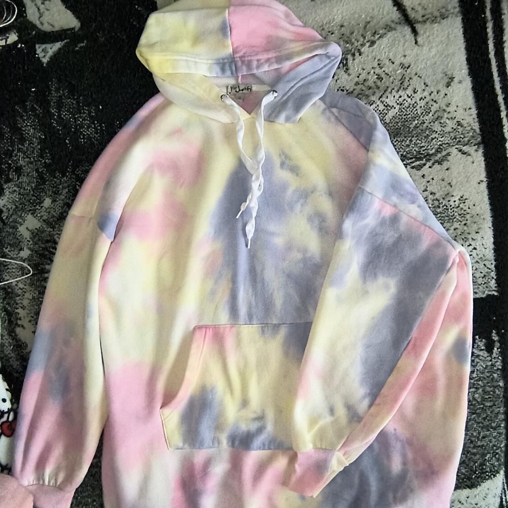 Justice Pastel Tie-Dye Hoodie